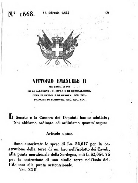 Raccolta degli atti del Governo di Sua Maestà il re di Sardegna
